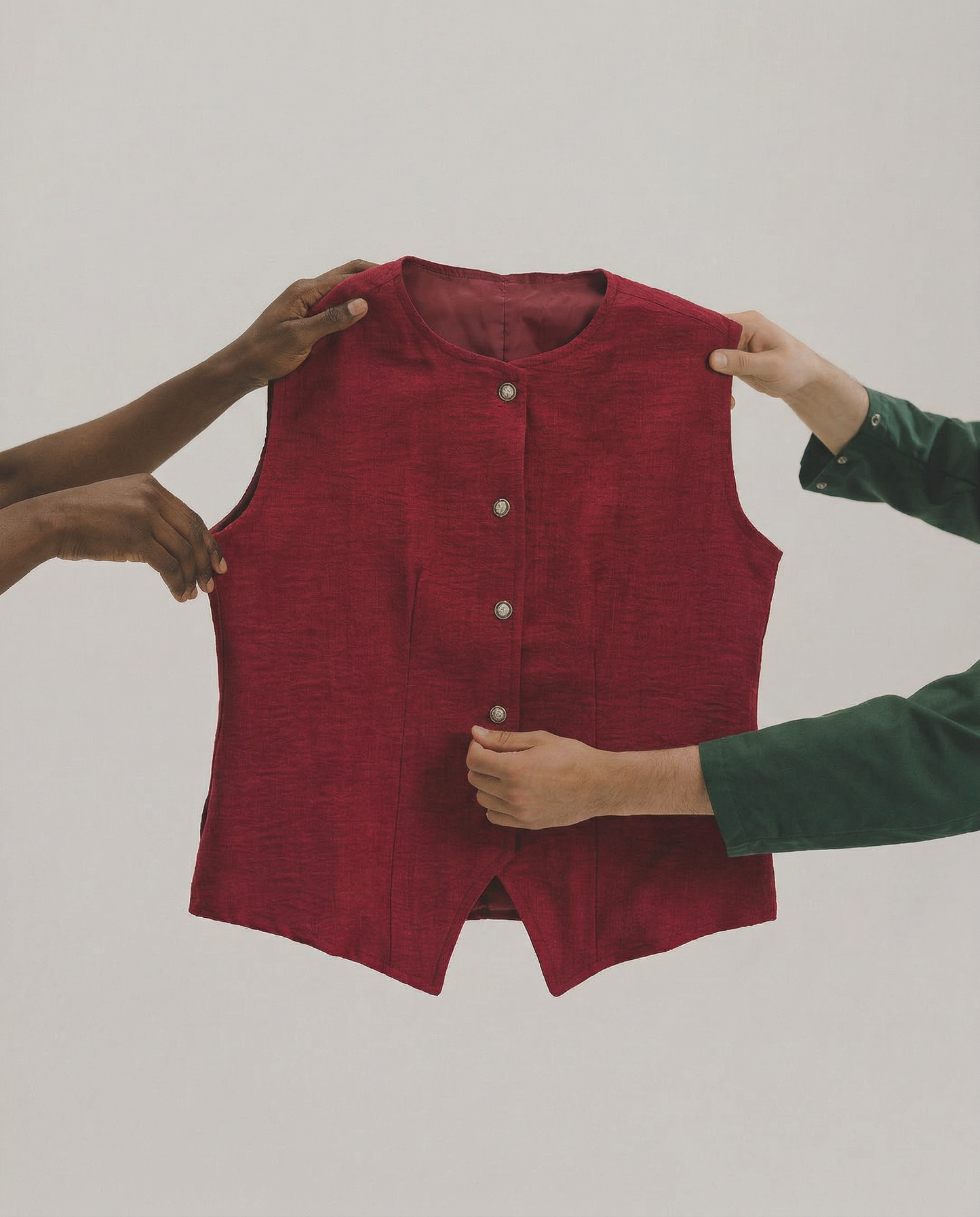 Burgundy Vest