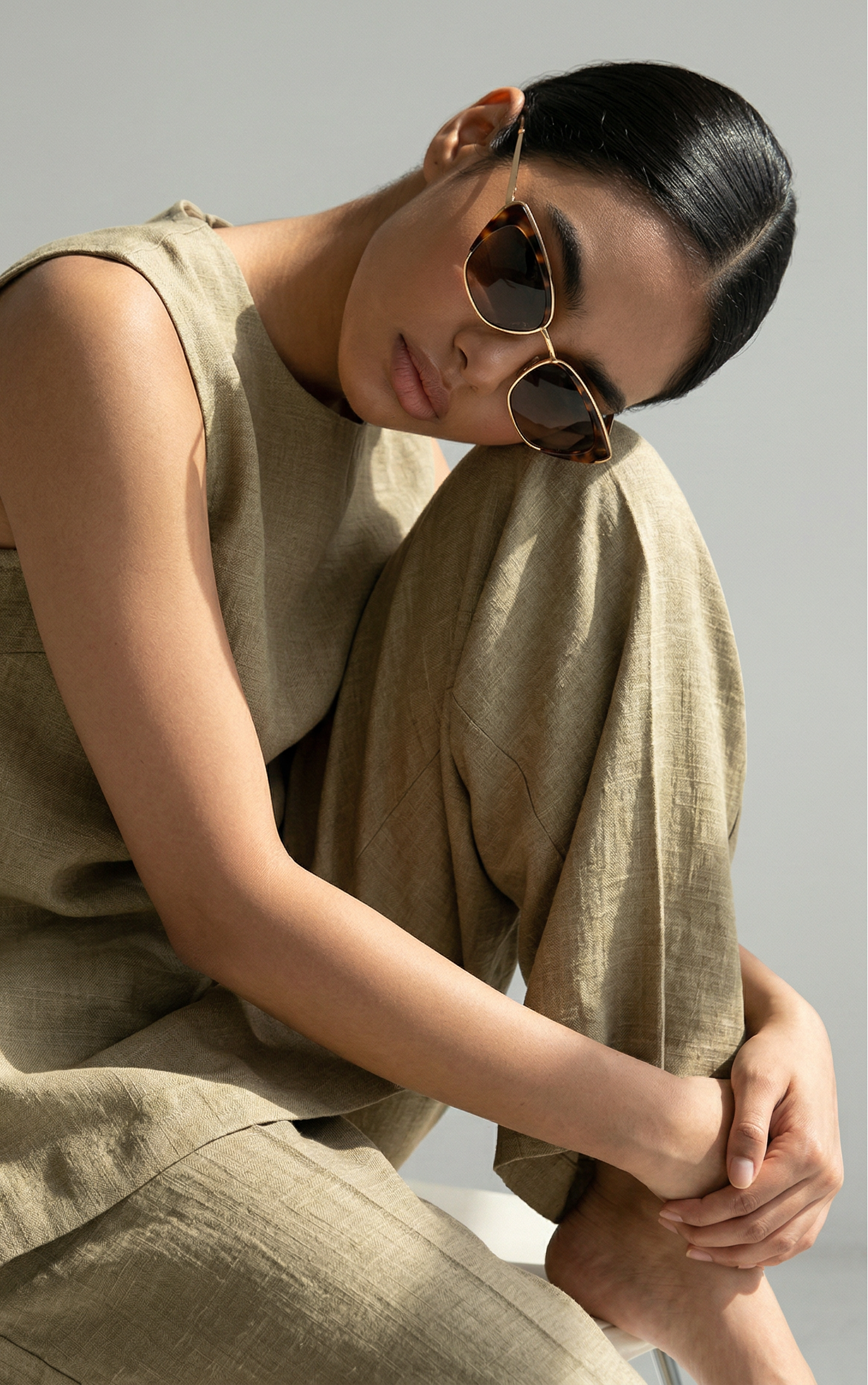 Sand beige Top