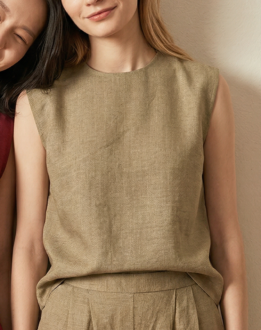 Sand beige Top