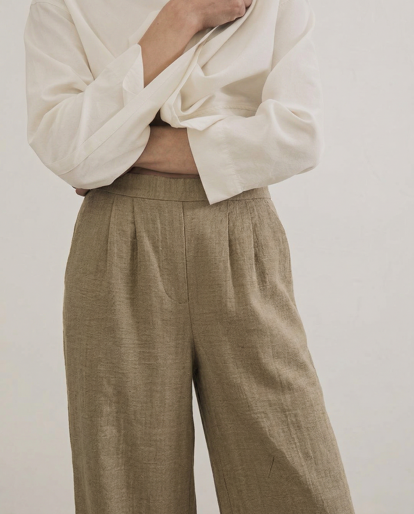 Sand beige Pants